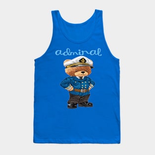 ADMIRAL CAPTAIN BEAR Tank Top